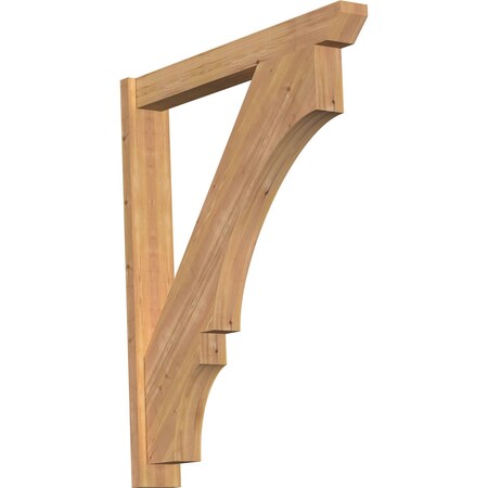 Ekena Millwork Balboa Slat Smooth Outlooker, Western Red Cedar, 5 1/2"W x 38"D x 46"H OUT06X38X46BOA06SWR